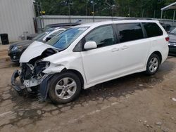 Toyota Sienna le salvage cars for sale: 2018 Toyota Sienna LE