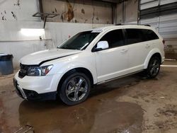Salvage cars for sale from Copart Casper, WY: 2017 Dodge Journey Crossroad