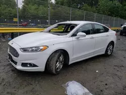 Salvage cars for sale at Waldorf, MD auction: 2015 Ford Fusion SE