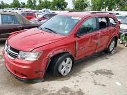 Salvage cars for sale from Copart Bridgeton, MO: 2016 Dodge Journey SE