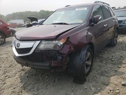 Salvage cars for sale from Copart Windsor, NJ: 2012 Acura MDX