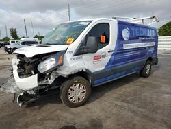 Salvage trucks for sale at Miami, FL auction: 2018 Ford Transit T-250