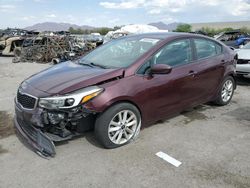 Salvage cars for sale from Copart Las Vegas, NV: 2017 KIA Forte LX