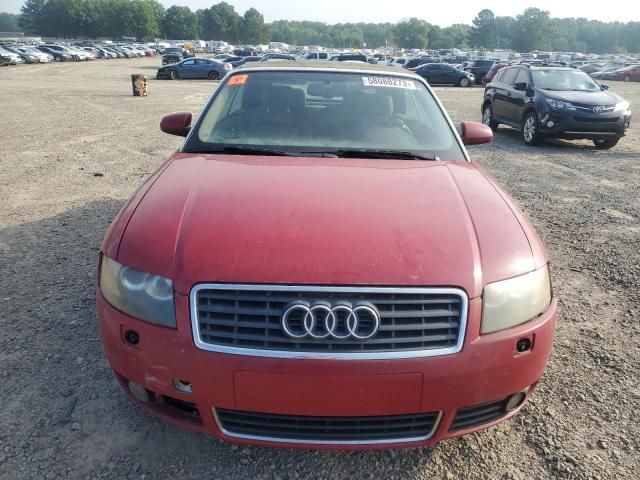 2004 Audi A4 3.0 Cabriolet