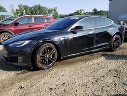 Salvage cars for sale at Spartanburg, SC auction: 2016 Tesla Model S