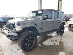 Jeep Wrangler salvage cars for sale: 2021 Jeep Wrangler Unlimited Sahara