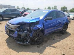 Salvage cars for sale at Elgin, IL auction: 2021 Honda HR-V Sport