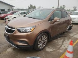 Salvage cars for sale from Copart Dyer, IN: 2017 Buick Encore Preferred