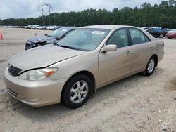 Toyota Camry LE salvage cars for sale: 2002 Toyota Camry LE