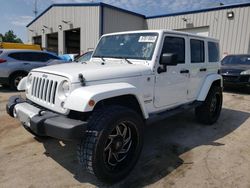 Jeep Wrangler salvage cars for sale: 2014 Jeep Wrangler Unlimited Sahara