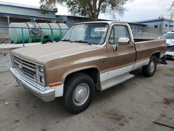 Salvage cars for sale at Albuquerque, NM auction: 1986 Chevrolet C20