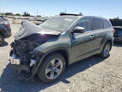 Salvage cars for sale from Copart Eugene, OR: 2019 Toyota Highlander Hybrid Limited