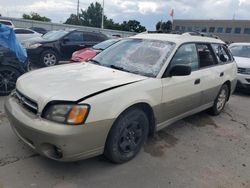 Salvage cars for sale at Littleton, CO auction: 2002 Subaru Legacy Outback