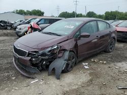 Vehiculos salvage en venta de Copart Columbus, OH: 2018 KIA Forte LX