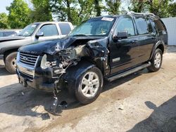 Salvage cars for sale at Bridgeton, MO auction: 2007 Ford Explorer XLT