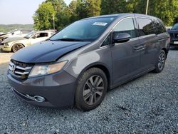 Vehiculos salvage en venta de Copart Concord, NC: 2015 Honda Odyssey Touring