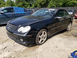 Salvage cars for sale from Copart Waldorf, MD: 2005 Mercedes-Benz CLK 500
