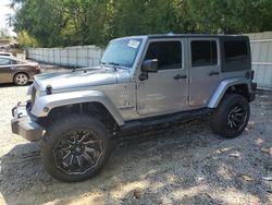 Jeep salvage cars for sale: 2016 Jeep Wrangler Unlimited Sahara