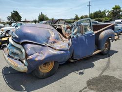 Salvage cars for sale from Copart San Martin, CA: 1954 Chevrolet Pickup