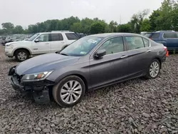 Salvage cars for sale at Pennsburg, PA auction: 2015 Honda Accord EX