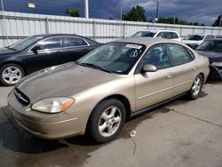 Ford Taurus ses salvage cars for sale: 2001 Ford Taurus SES