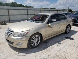 Salvage cars for sale from Copart New Braunfels, TX: 2012 Hyundai Genesis 3.8L