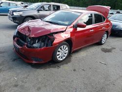 Vehiculos salvage en venta de Copart Glassboro, NJ: 2017 Nissan Sentra S