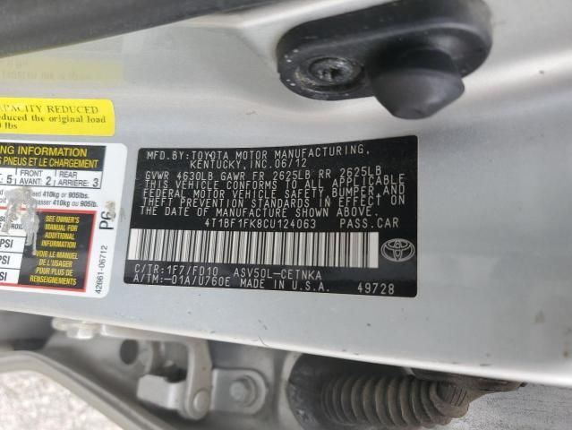 2012 Toyota Camry Base