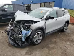 Salvage cars for sale from Copart Woodhaven, MI: 2020 GMC Terrain SLT