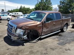 Salvage cars for sale from Copart Denver, CO: 2011 Ford F150 Supercrew