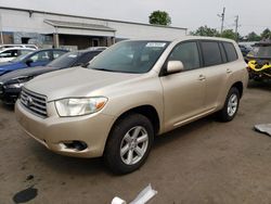 Salvage cars for sale at New Britain, CT auction: 2008 Toyota Highlander