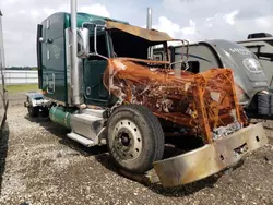 Salvage trucks for sale at Houston, TX auction: 2014 Peterbilt 386
