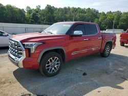 Salvage cars for sale at Grenada, MS auction: 2022 Toyota Tundra Crewmax Platinum