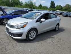 Salvage cars for sale at auction: 2016 KIA Rio LX