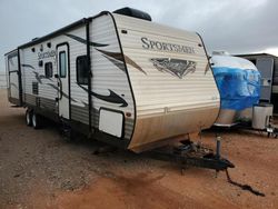 Salvage trucks for sale at Oklahoma City, OK auction: 2015 KZ Sportsmen