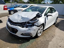 Salvage cars for sale at Bridgeton, MO auction: 2018 Chevrolet Cruze Premier