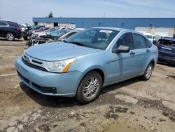 Salvage cars for sale at Woodhaven, MI auction: 2009 Ford Focus SE