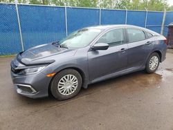 Salvage cars for sale from Copart Atlantic Canada Auction, NB: 2020 Honda Civic LX