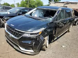 KIA Carnival l salvage cars for sale: 2022 KIA Carnival LX