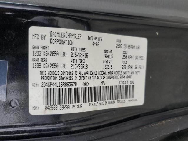 2006 Dodge Grand Caravan SXT