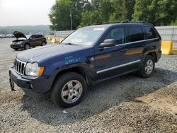 Salvage cars for sale from Copart Concord, NC: 2005 Jeep Grand Cherokee Limited