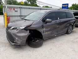 Toyota Sienna XLE salvage cars for sale: 2022 Toyota Sienna XLE