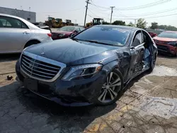 Salvage cars for sale at Chicago Heights, IL auction: 2016 Mercedes-Benz S 550 4matic