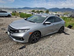 Salvage cars for sale from Copart Magna, UT: 2019 Honda Civic Sport