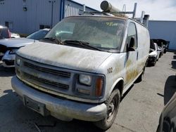 Salvage trucks for sale at Vallejo, CA auction: 2002 Chevrolet Express G2500