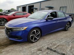 Salvage cars for sale at Chambersburg, PA auction: 2022 Honda Accord Sport