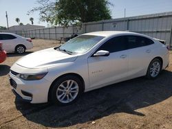 Salvage cars for sale from Copart Mercedes, TX: 2017 Chevrolet Malibu LT