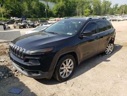 Salvage cars for sale at West Mifflin, PA auction: 2015 Jeep Cherokee Limited