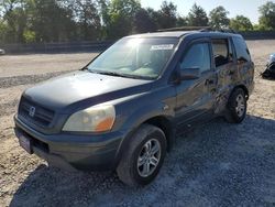 Salvage cars for sale from Copart Madisonville, TN: 2004 Honda Pilot EXL
