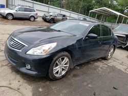 Salvage cars for sale from Copart Austell, GA: 2013 Infiniti G37